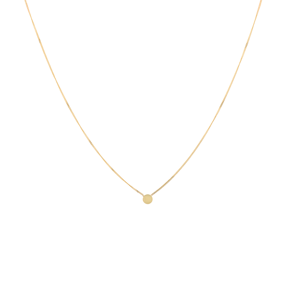Coin Necklace 14K