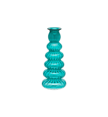 Teal Shell Candle Holder