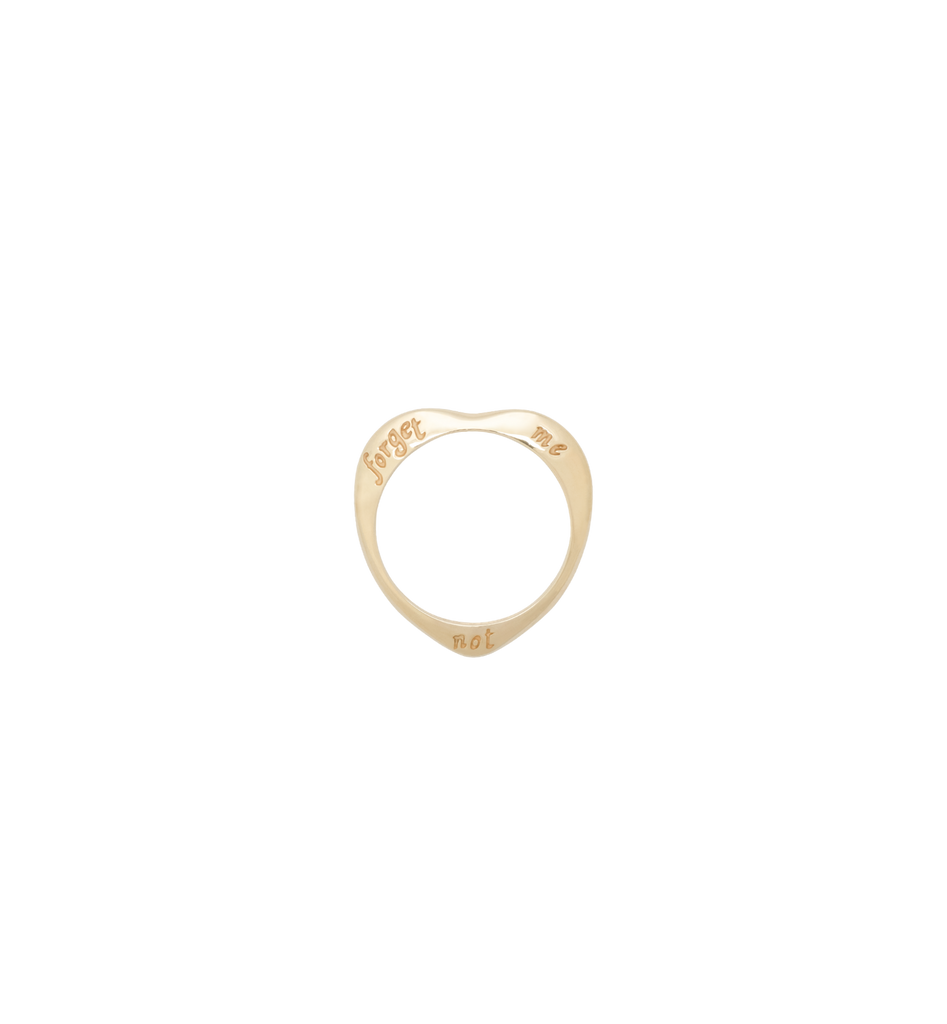 Forget Me Not Pinky Ring 14K