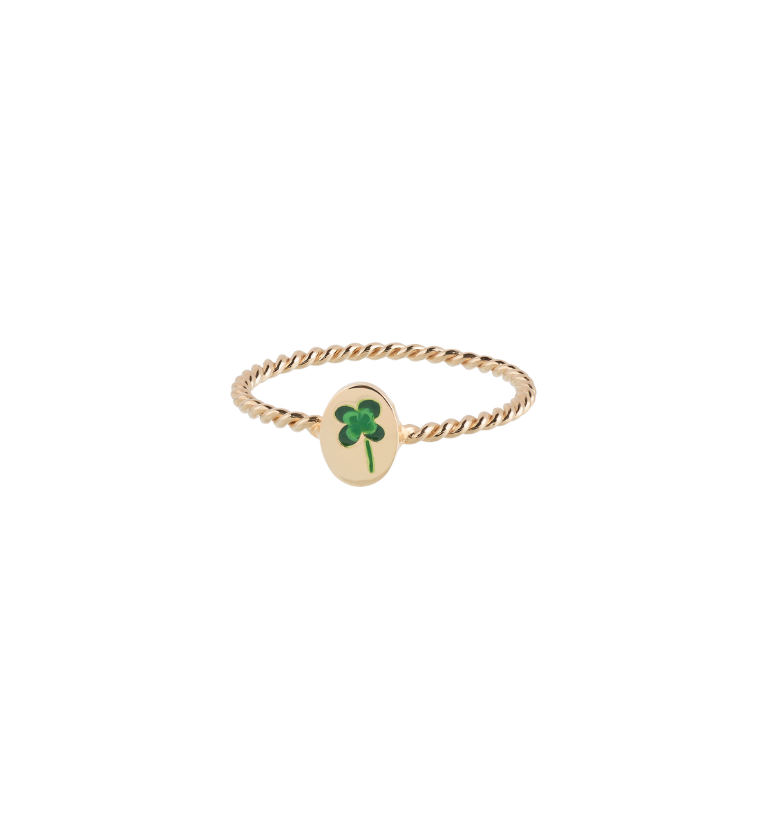Lucky Clover Ring 14K | Jewellery | Anna + Nina