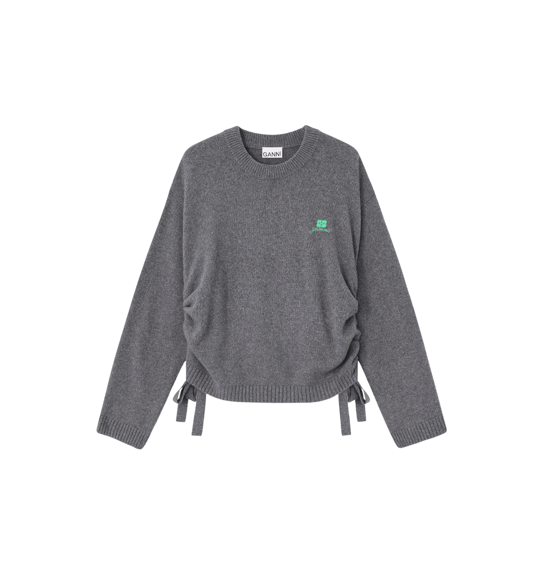Ganni Women's Future Wool Mix Oversized Sweater main image 0