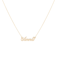 Carrie Necklace Square Chain Y/G 14K
