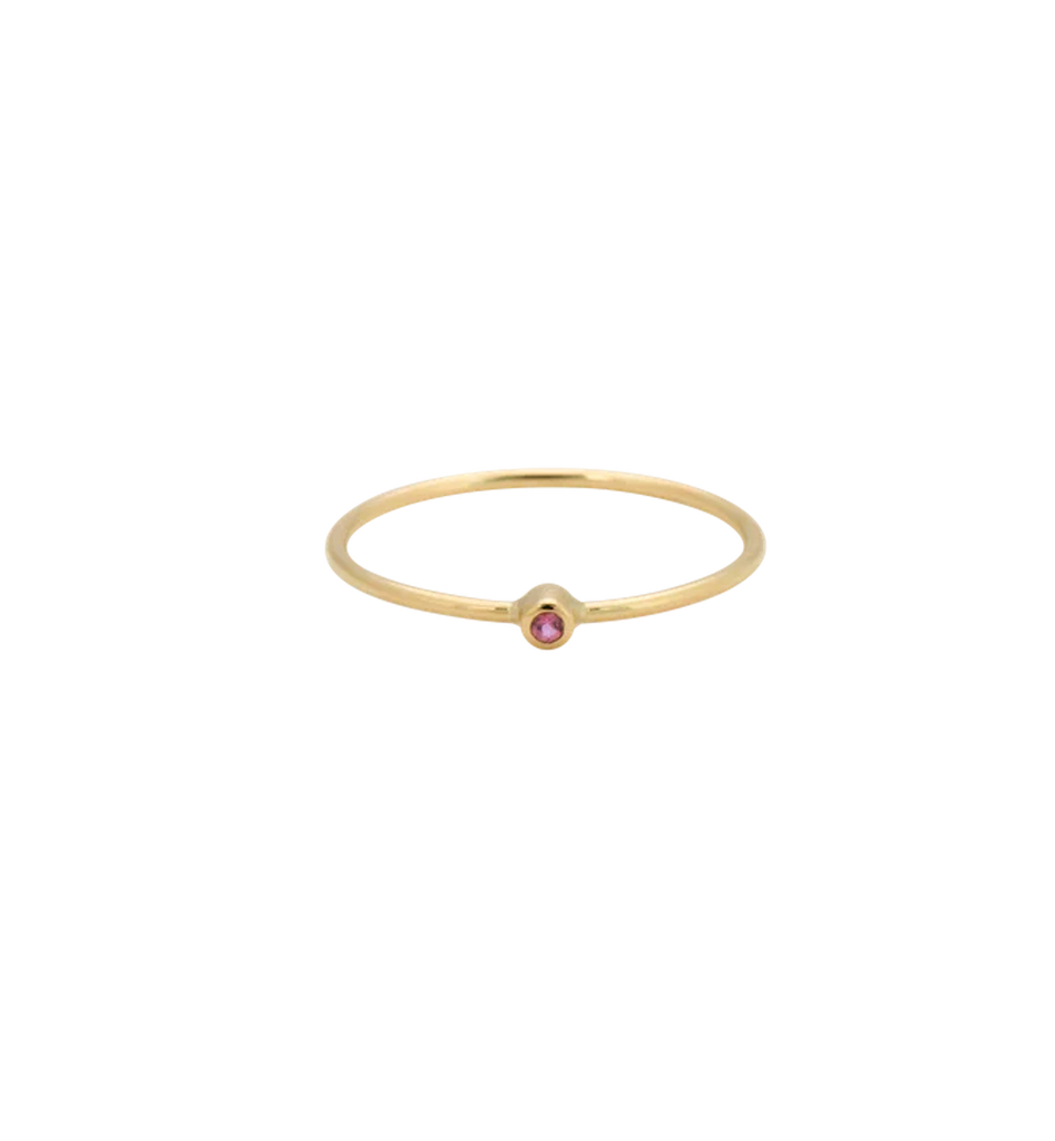 Birthstone Ring 14K
