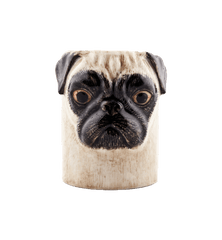 Quail Pug Pencil Pot