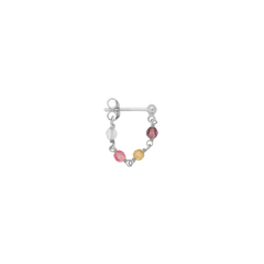 Single Confetti Chain Earring