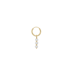 Single Pearly Ring Earring