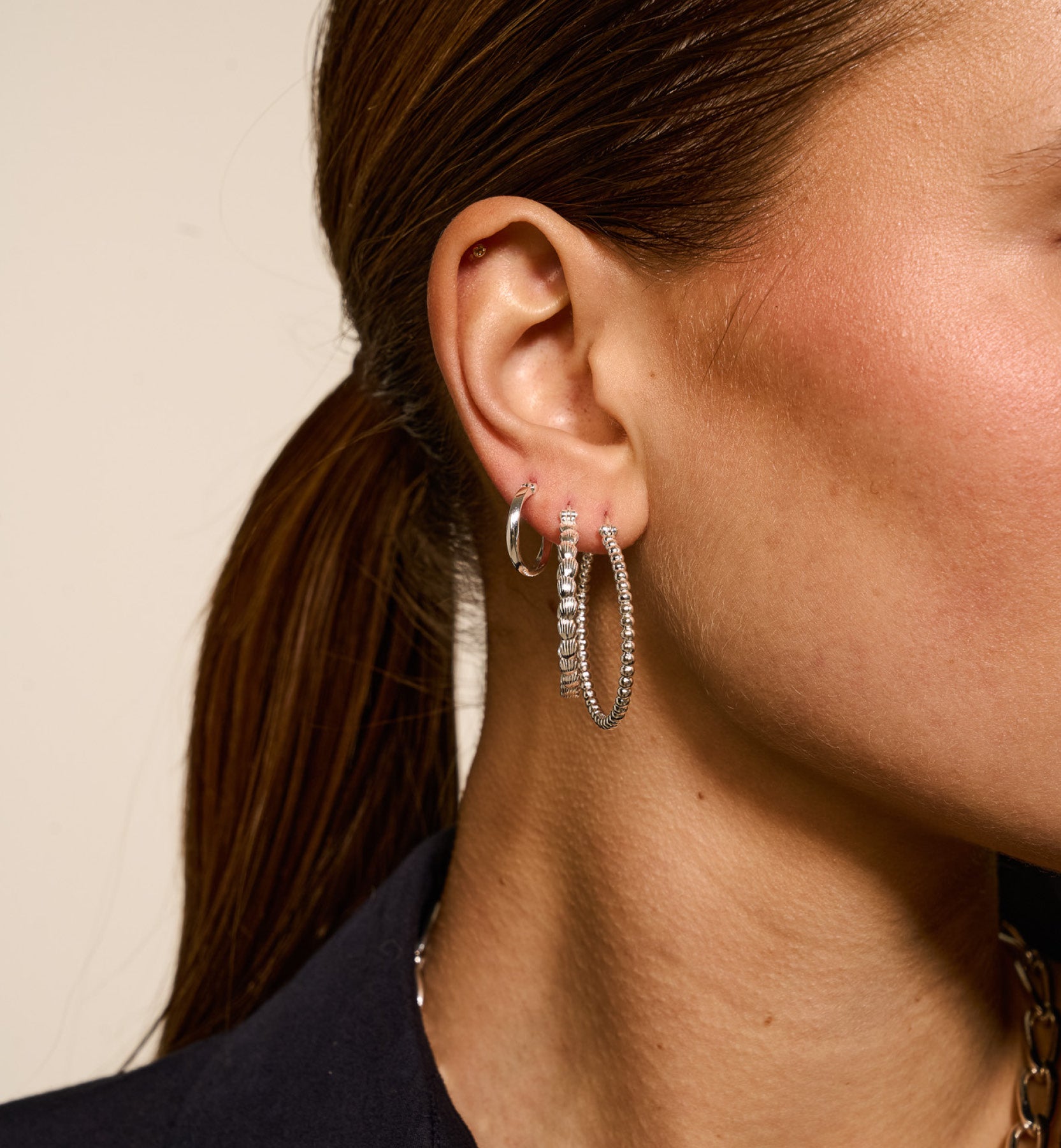 anir ♡ Large Funky Star Hoop Earrings | Jewellery | Anna + Nina