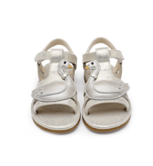Shimmer Swan Sandals