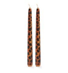 Leopard Candle - Set of 2