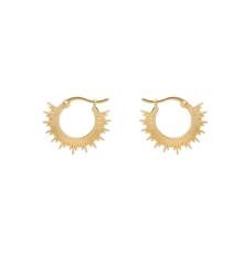 Rising Sun Ring Earrings