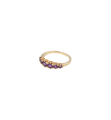 Anna Ring Amethyst 14K