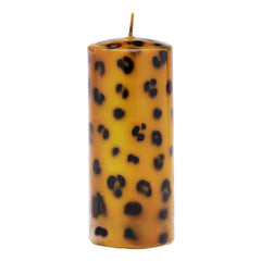 Long Leopard Print Blunt Candle