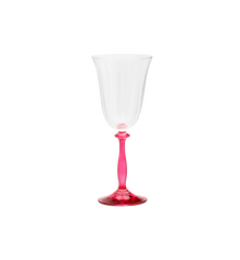 Fuchsia Wine Glass