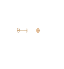 Single Vesper Stud Earring 14K