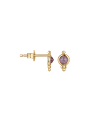 Single Enchanted Droplet Stud Earring 14K