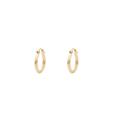 Utopic Hoop Earrings 14K
