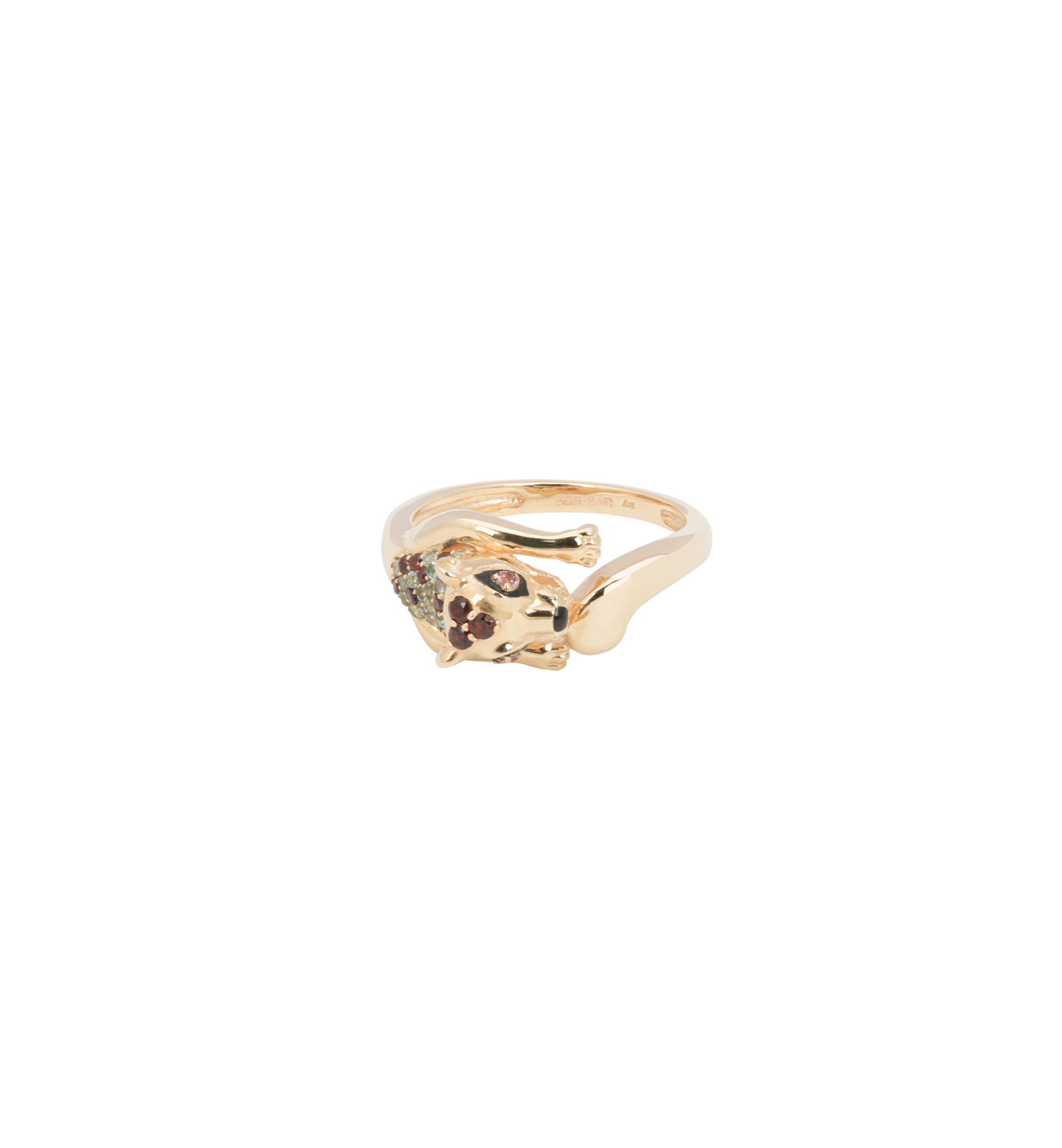 Antique Panther Ring 14K