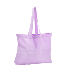 Canvas A+N Purple Tote Bag