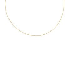 Anchor Plain Necklace 14K