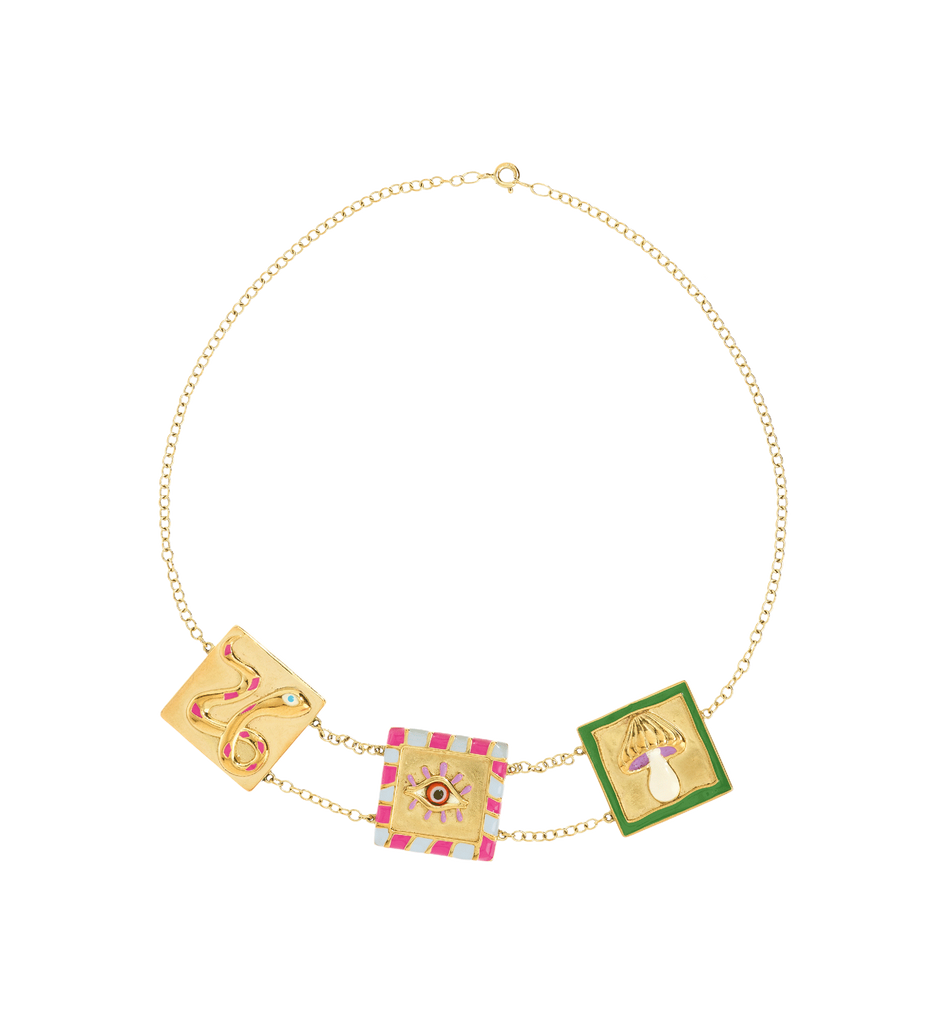 Anna + Nina Opening night earring set - gold main image 1