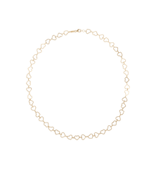 Linked Hearts Necklace 14K