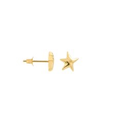 Single Mesmerising Star Stud Earring 14K