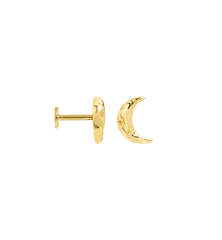 Golden Moon Piercing Front 14K