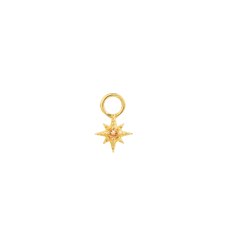 Run To The Sun Piercing Charm 14K