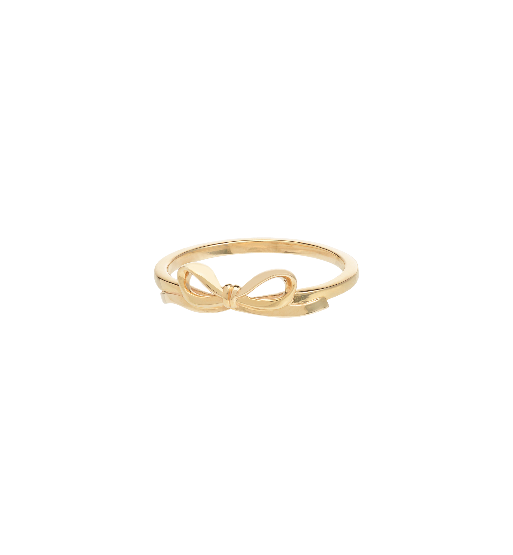 Golden Ribbon Ring 14K Jewellery Anna Nina - Main Image