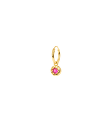 Single Astro Coin Ring Earring