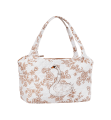 Rose Quilted Tote Bag