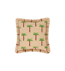 Les Palmiers Frill Cushion