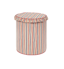 Rayure Frill Pouf