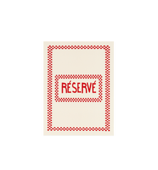 Réservé Poster