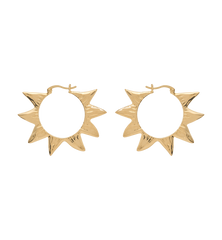 Large Soleil Hoop Earrings
