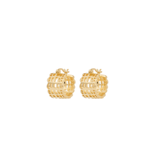 Small French Lace Hoop Earrings