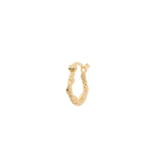 Single Corde Hoop Earring