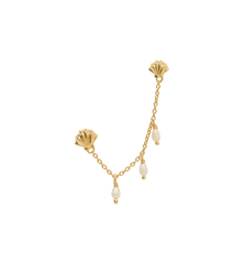 Single Ocean's Opulence Chain Stud