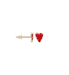 Single Lolita Heart Stud