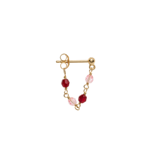 Single La Vie En Rose Chain Stud