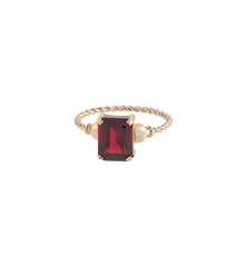Nina Ring Garnet 14K