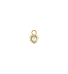 Loving Hollow Earring Charm 9K