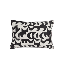 Close By The Ocean Cushion Black-Coconut