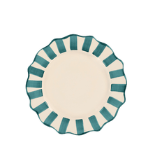 Pine Scalloped Breakfast Plate