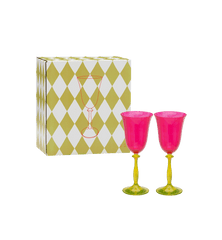 Gardenia Optic Wine Glass Set of 2