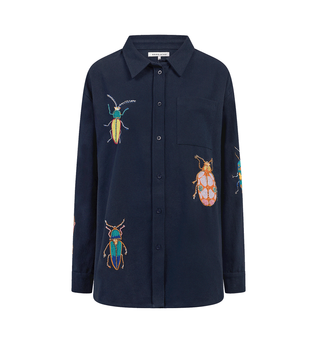 Midnight Garden Shirt | Clothing | Anna + Nina