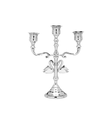 Argent Swans Candle Holder