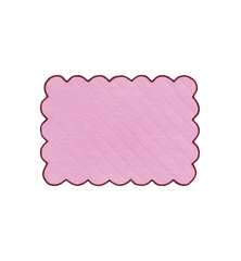 Cotton Candy Scalloped Placemat