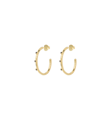 Medium Stage Light Hoop Earrings