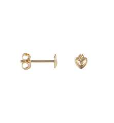Single Whimsical Love Stud Earring 14K